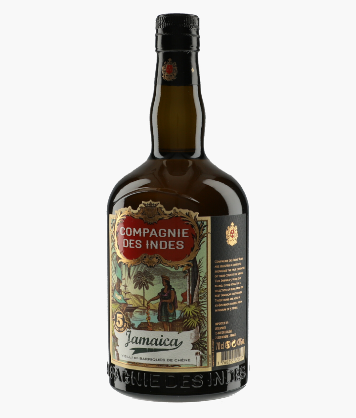 LA COMPAGNIE DES INDES | Rhum Jamaïques 5 ans N.V.