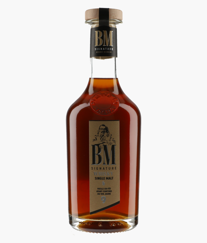 DISTILLERIE LA ROUGET DE LISLE - BM SIGNATURE | Whisky Pur Malt 9 ans Vieillissement en Fûts de Vin Jaune N.V.