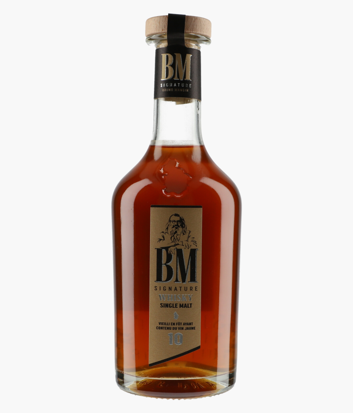 DISTILLERIE LA ROUGET DE LISLE - BM SIGNATURE | Whisky Pur Malt 10 ans Vieillissement en Fûts de Vin Jaune N.V.