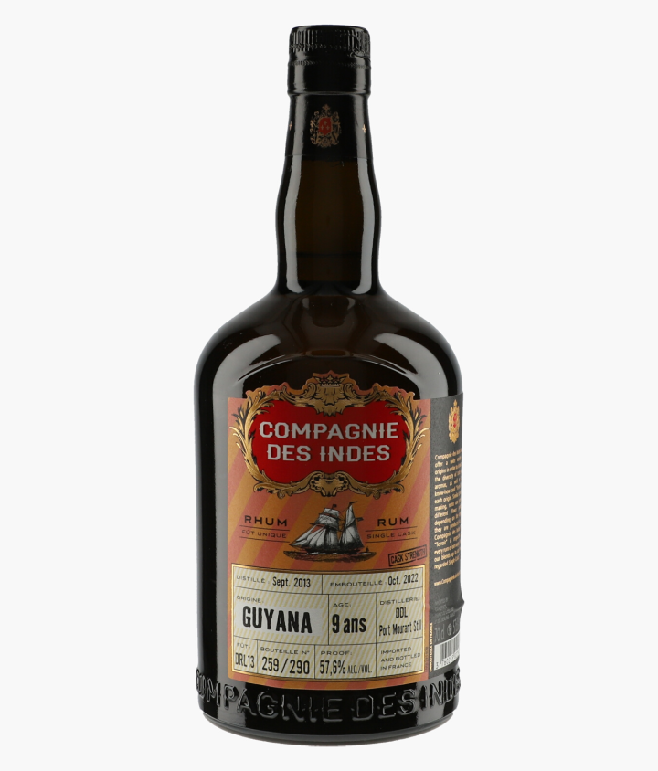 LA COMPAGNIE DES INDES | Rhum Guyana 9 ans DDL Port Mourant N.V.