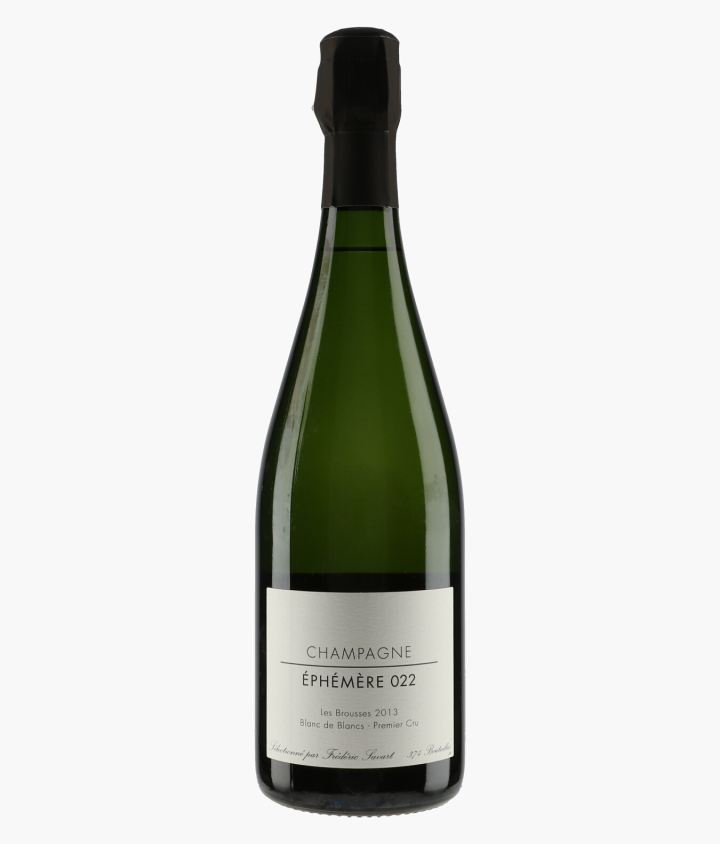 CHAMPAGNE EPHEMERE (F. SAVART) | Ephémère 022 - Extra-Brut 1er Cru Pierry Les Brousses 2013