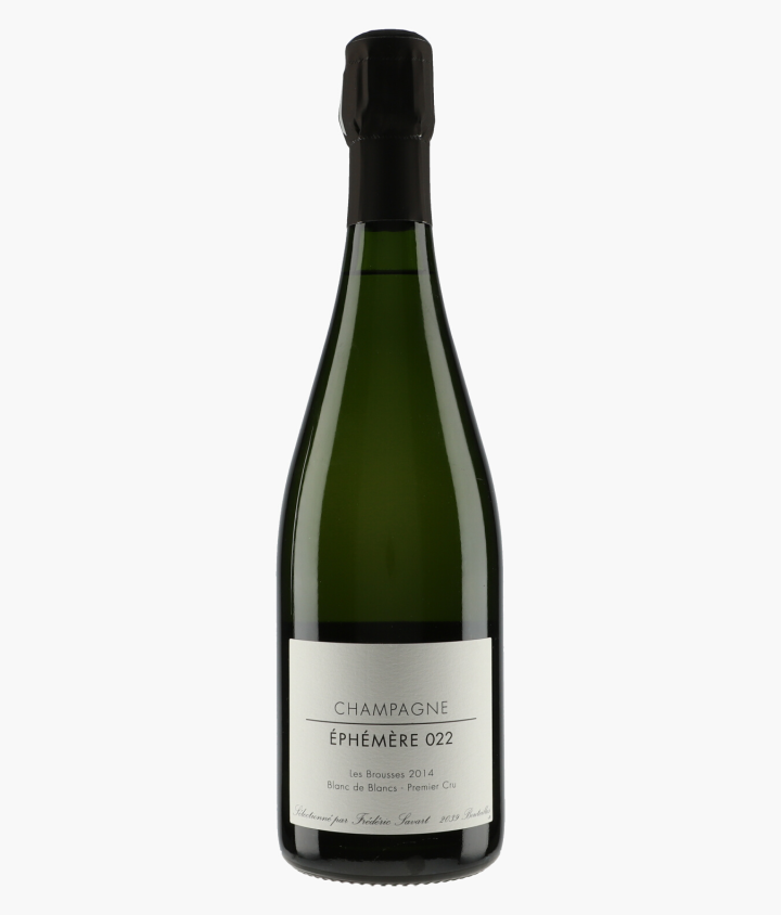 CHAMPAGNE EPHEMERE (F. SAVART) | Ephémère 022 - Extra-Brut 1er Cru Pierry Les Brousses 2014