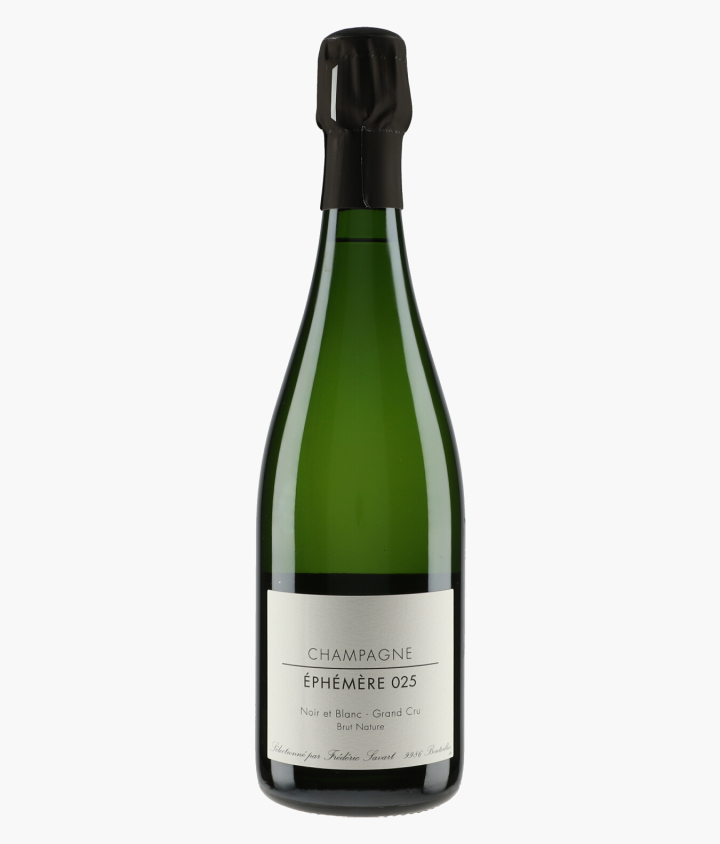 CHAMPAGNE EPHEMERE (F. SAVART) | Ephémère 025 - Noir et Blanc Grand Cru Brut Nature 2018