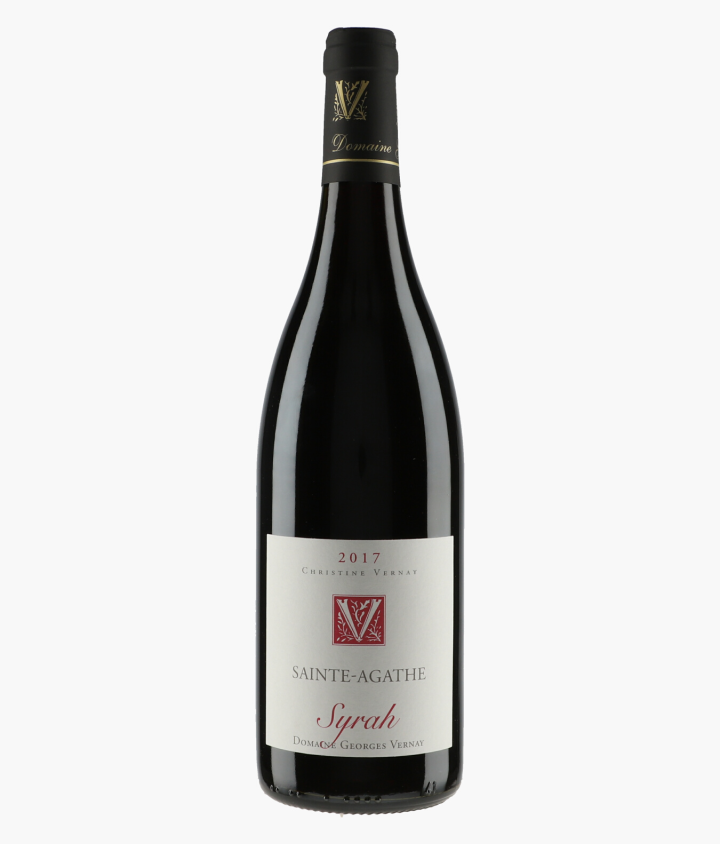 VERNAY GEORGES | IGP Collines Rhodanièennes Sainte-Agathe Syrah 2017