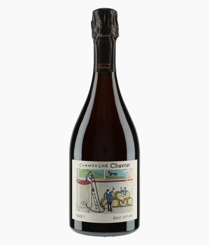 CHAVOST | Champagne Rosé De Saignée Brut Nature N.V.