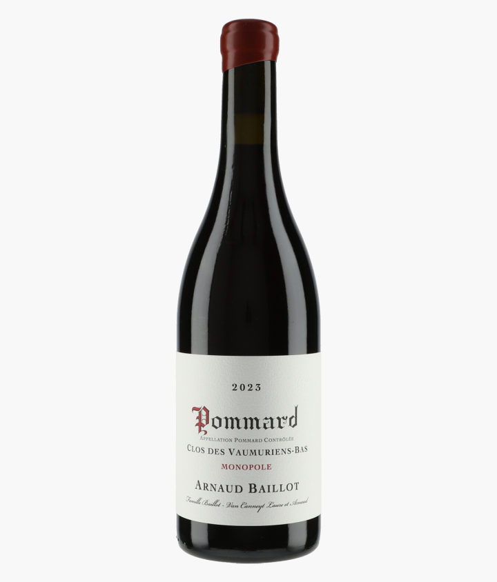 BAILLOT ARNAUD | Pommard Clos des Vaumuriens-Bas MONOPOLE 2023